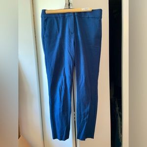 Ann Taylor loft petites 8 blue skinny pants trousers slim straight pockets